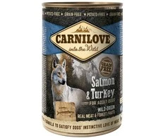 Carni Love Dog konservai šunims Wild Meat su lašiša ir kalakutiena 400g