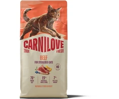 Vafo Praha Sro Carnilove True Fresh jautiena Adult Sterilised kačių pašaras 6kg