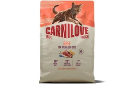 Vafo Praha Sro Carnilove True Fresh jautiena Adult Sterilised kačių pašaras 2kg