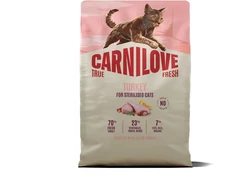 Vafo Praha Sro Carnilove True Fresh kalakutiena Sterilised kačių maistas 2kg