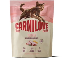 Carni Love TRUE FRESH Cat Dry kalakutiena for Sterilised Adult All Breeds 400g