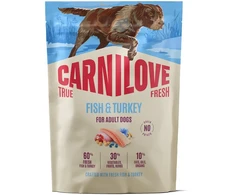 Vafo Praha Sro Carnilove True Fresh žuvis &amp; kalakutiena Adult pašaras šunims 1,5kg