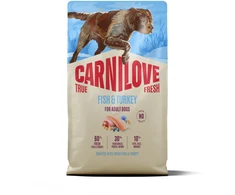 Vafo Praha Sro Carnilove True Fresh žuvis &amp; kalakutiena Adult pašaras šunims 4kg