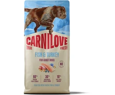 Vafo Praha Sro Carnilove True Fresh žuvis &amp; kalakutiena Adult pašaras šunims 12kg