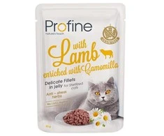 Profine konservai katėms maiš Jelly su ėriena 85g