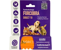 Wonderwells Ky FurCobra Direct švelni kailio priežiūros priemonė augintiniams 10 x 3,5 cm