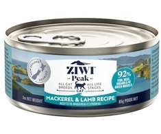 Konservuotas pašaras katėms su skumbre ir ėriena Ziwi Peak Mackerel&amp;ėriena 85g