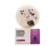 - Crown Chakra - krištolinė žvakė