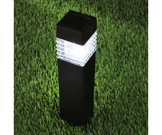 0,06W LED įsmeigiamas šviestuvas su saulės baterija AURORA, juodos sp., 4000K, IP44