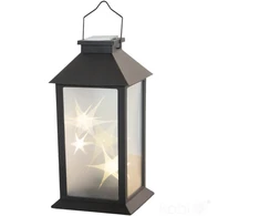 0,06W LED pastatomas lauko šviestuvas su saulės baterija CANDELIO, juodas, 2700K, IP44