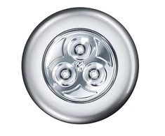 Lubinis šviestuvas 0,23W LED paviršinis šviestuvas DOT-IT, sidabro sp., 7000K, su baterija