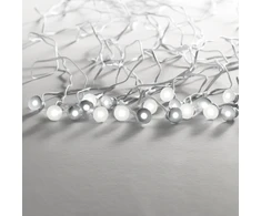 0,2W LED įmontuojamas šviestuvas STARLIGHT, baltos/sidabro sp., 4000K, 30vnt. rinkinys