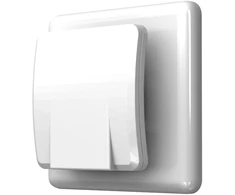 Sieninis šviestuvas Osram 0,3W LED naktinis šviestuvas LUNETTA, baltas, 3000K, su šviesos jutikliu