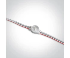 0,5W/2,5W/m LED modulis, IP65, tiekiamas 50 vnt. grandinėje, bendras ilgis 10m., 7840A/D