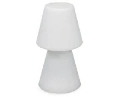 0,5W LED įkraunamas šviestuvas LOLA 30, baltas, 6000K/RGB, IP54, su USB jungtimi, dimeriuojamas