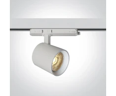 10/15/20W LED akcentinis šviestuvas į 3 fazių bėgelius, baltas, 3000/3500/4000K, 65634BT/W/V