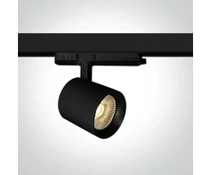 10/15/20W LED akcentinis šviestuvas į 3 fazių bėgelius, juodas, 3000/3500/4000K, 65634BT/B/V