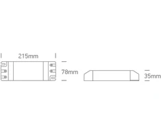 100-300W LED maitinimo šaltinis, 24V, dimeriuojamas, IP20, 89300VT