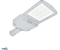 100W LED gatvės šviestuvas AVENUE, šviesiai pilkas, 4000K, IP66, 150°x78°