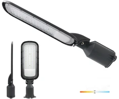 100W LED gatvės šviestuvas BRELUXO, pilkas, 4000K, IP65