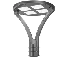 100W LED gatvės šviestuvas VILLA, sidabro sp., 3000K, IP66