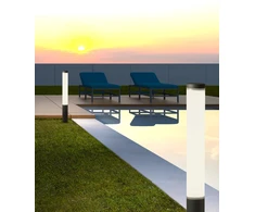 100W LED pastatomas lauko šviestuvas HINT, tamsiai pilkas, 3000K, IP54, 90278