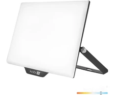 100W LED prožektorius DELYO MHN, juodas, 6000K, IP65