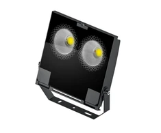 100W LED prožektorius PROLAMP, juodas, 4000K, IP66