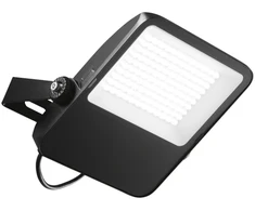 100W LED prožektorius TAURUS, juodas, 3000K, IP65