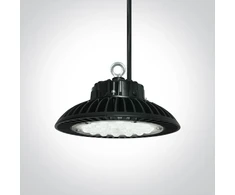 100W LED sandėlio šviestuvas UFO, juodas, 4000K, 63100N/C
