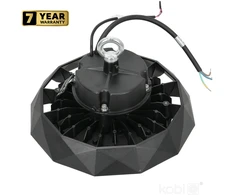100W LED UFO šviestuvas ANICA, juodas, 4000K, IP65, DALI