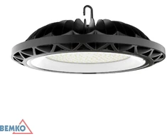 100W LED UFO šviestuvas VOYAGER, juodas, 6000K, IP65