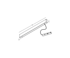 100W magnetinės sistemos ZAMBELIS MAGNETIC bėgelio - žiedo maitinimo šaltinis dėžutėje, juodas, 48V, Bluetooth, 22282