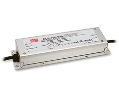 100W maitinimo šaltinis Mean Well 24V PFC IP67, dimeriuojamas. Valdymas: 0-10Vdc, PWM, rezistorinis.
