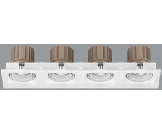 102W įleidžiamas šviestuvas BERYL NEW LED K-2, baltas, 4000K, IP44