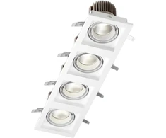 102W įleidžiamas šviestuvas BERYL NEW LED K-2, baltas, 4000K, IP44