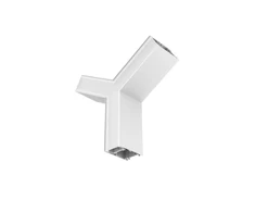 10,2W LED linijinio šviestuvo OFFICE LINEAR Y formos sujungimas, baltas, 3000/4000K, mikroprizmatinis dangtelis
