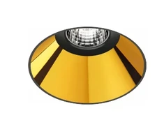 10,3W LED įleidžiamas šviestuvas ARKOSLIGHT SHOT LIGHT M, juodos/aukso sp., 3000K