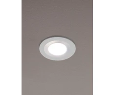 10,5W LED įleidžiamas šviestuvas PT 06, matinės baltos sp., 3000K/RGB