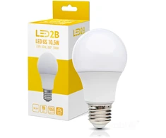 10,5W LED lemputė GS, E27, balta, 3000K, 200°