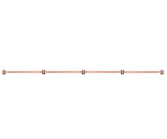 10,5W LED pakabinamas šviestuvas ART MODULAR 5, vario sp., 3000K, 160cm