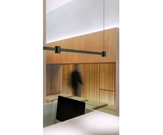 10,5W LED pakabinamas šviestuvas ART MODULAR 5, juodas, 2700K, 160cm, DALI