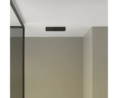 Lubinis šviestuvas 10,5W LED paviršinis šviestuvas Juodas FOSTER SURF 5, juodas, 3000K