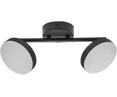 Lubinis šviestuvas 10,5W LED paviršinis šviestuvas SPOT MOON, juodas, 3000K