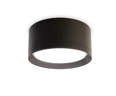 Lubinis šviestuvas 10,5W LED paviršinis šviestuvas STRAM SURFACE, juodu korpusu, 4000K