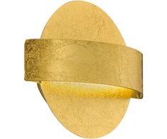 10,5W LED sieninis šviestuvas KOBEN, aukso sp., 3000K, 4217000