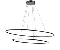 108W LED pakabinamas šviestuvas LEO, juodas, 3000/4000K, dimeriuojamas, 01-3343