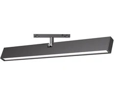 10,8W LED šviestuvas į magnetinius bėgelius XNEO, juodas, 3000K, dimeriuojamas, reguliuojamas