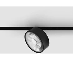 10,8W LED šviestuvas SOL į magnetinę sistemą IN_LINE, juodas, 3000K, 48V, 38°