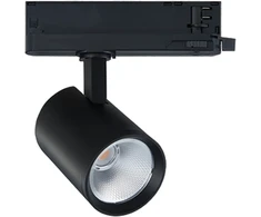 10W LED akcentinis šviestuvas į 3 fazių bėgelius, juodas, 2700/3000/4000K, S236